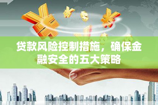 托克托贷款风险控制措施，确保金融安全的五大策略